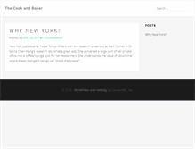 Tablet Screenshot of cookandbaker.healthblogs.org