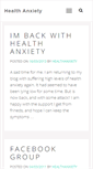 Mobile Screenshot of healthanxiety.healthblogs.org